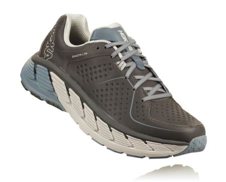 Hoka Gaviota Leather Trail - Tenis Corrida Estrada Homem Cinzentas | PT-QjCC0UB